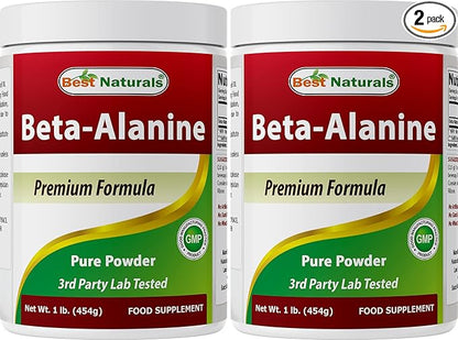 Best Naturals Betaine Anhydrous Trimethylglycine (TMG) Pure Powder 1 Pound (1 LB (Pack of 2))