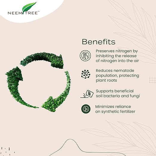 NeemTree Neem Gold (4-1-2) 4 Pounds Organic - Neem Seed Meal Fertilizer- Seed Meal for Indoor and Outdoor Plants, Lawn & Garden Growth - Vegan Neem Seed Meal Fertilizer | OMRI Approved