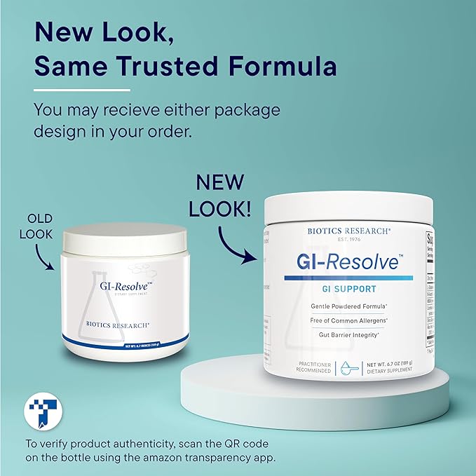 Biotics Research GI Resolve™ Advanced L-Glutamine Powder Formula for Gut Lining Support & Healing - Optimal Gastrointestinal Function - Premium 7-Ingredient with Zinc Carnosine & Botanicals- 6.7oz