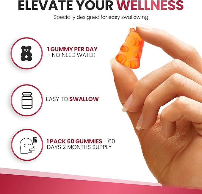 VAITE TMG Supplements – Trimethylglycine 800mg Gummies, Betaine Anhydrous for Energy Support, 60 Vegan Chewables, Easy to Take, Non-GMO, Gluten & Soy Free, for Adults, Daily Nutritional Balance