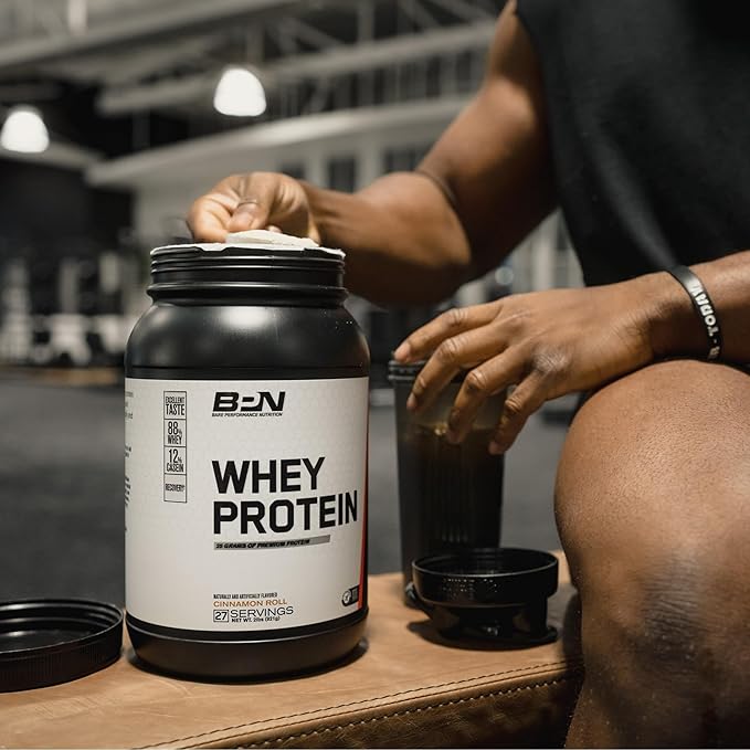 BARE PERFORMANCE NUTRITION, BPN Whey Protein Powder, Whey Protein Concentrate, Native Micellar Casein, Amazing Mixability, Banana French Toast
