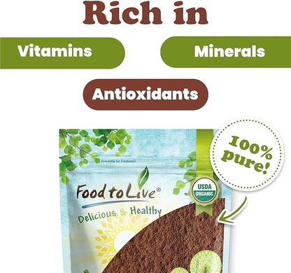 Food to Live Organic Chaga Mushroom Powder, 3 Ounces – All Natural Vegan Superfood for Immunity and Holistic Wellness. Rich in Antioxidants and Nutrient-Packed. Non-GMO. 100% Pure. Kosher