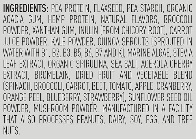 Vega Protein + Nutrition - 20g Plant-Based Pea Protein, Vanilla, 18 Servings, Vegan Keto Superfood, Antioxidant-Rich, Gluten Free, Dairy Free, Low Carb, 1.3lbs (Packaging May Vary)