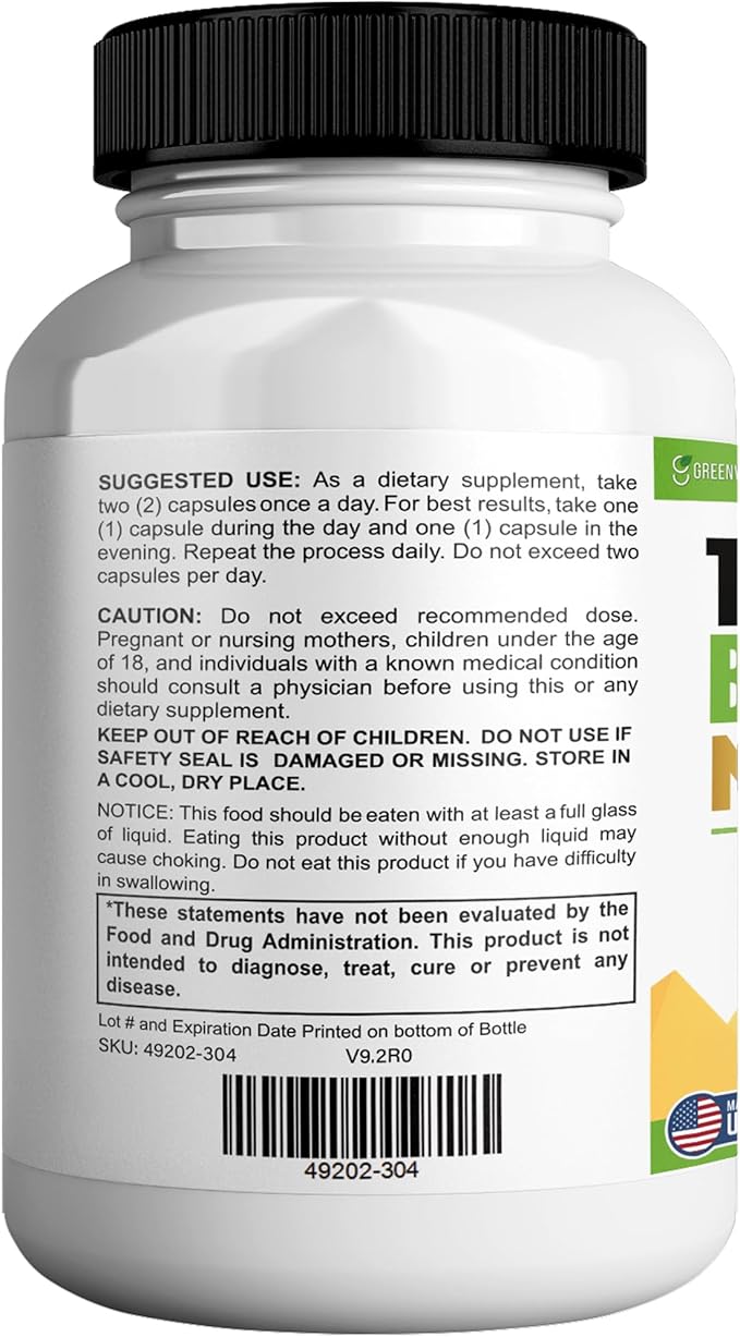 Trimology Burn Max Natural Supplement, 60 Capsules, 30 Day Supply, Vegan, Gluten Free (1)