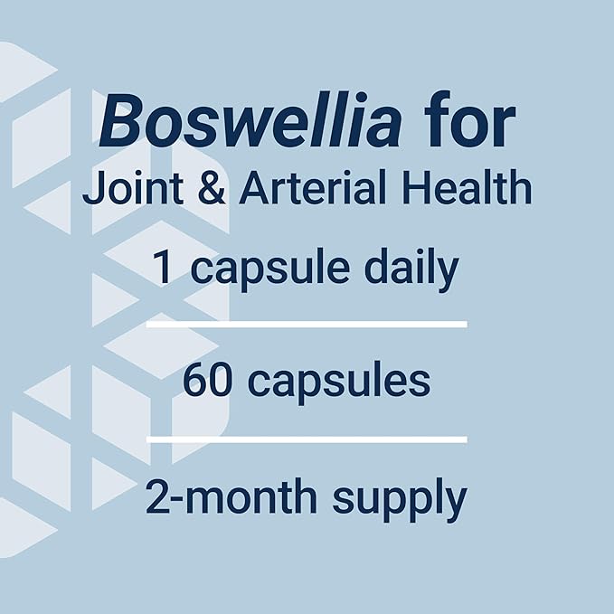 Life Extension 5-LOX Inhibitor with AprèsFlex®, 100 mg, standardized Boswellia serrata Extract, Promotes Joint, Cell & arterial Health, Gluten-Free, Non-GMO, Vegetarian, 60 Capsules