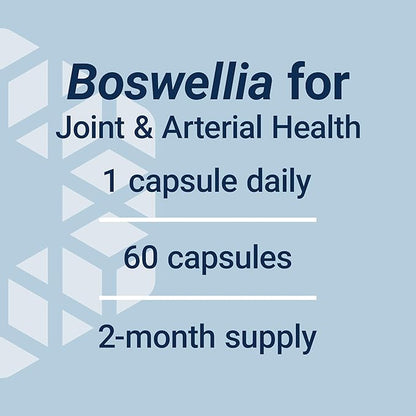 Life Extension 5-LOX Inhibitor with AprèsFlex®, 100 mg, standardized Boswellia serrata Extract, Promotes Joint, Cell & arterial Health, Gluten-Free, Non-GMO, Vegetarian, 60 Capsules