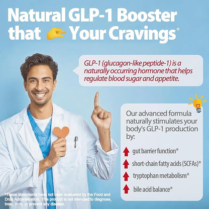 Life-Space 2 Month Serving Shape B420 Probiotics for Shape Better, GLP-1 Boost, Clinically Backed Metabolism Support, Probiotics for Women and Men, 60 Vegetarian Capsules