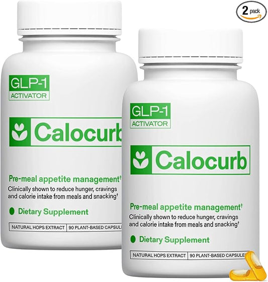 Calorie Control Supplement 6X Natural GLP-1 Activator, Official & Patented Amarasate Formula, Plant Based GLP1 Supplement, Manages Appetite, Hunger & Cravings, 1 Month Average Supply, 180 Count