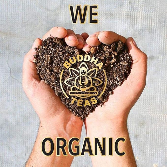 Buddha Teas - Ashwagandha Root Tea - Herbal Tea - Promote Cleansing & Wellness - With Antioxidants & Minerals - Clean Ingredients - Caffeine Free - OU Kosher - 18 Tea Bags (Pack of 1)