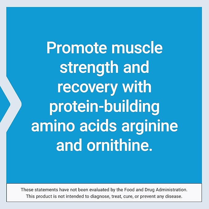 Life Extension Arginine Ornithine Powder, Promotes Muscle Health & Recovery, Gluten Free, Non-GMO, net Weight 150 Grams