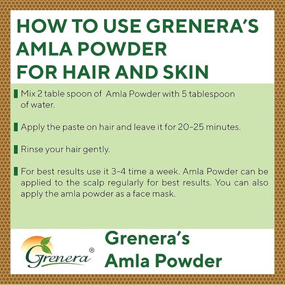 Organic Amla Powder (Amalaki / Indian Gooseberry) - 8.5 Ounce - Rich in Vitamin C, USDA Organic, Lab Tested