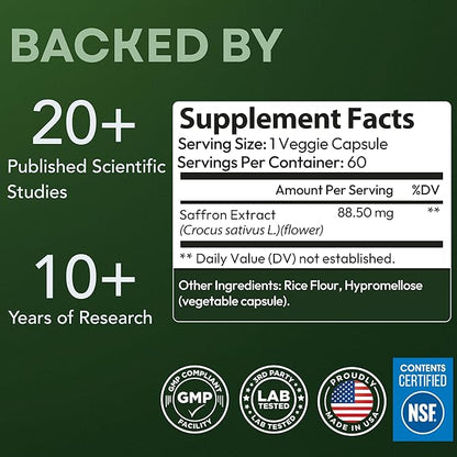Natural Appetite Support Supplement for Women & Men, Clinically Studied Formula to Help Control Hunger & Cravings Naturally, Support Healthy Hormonal Balance, Holistic Daily Wellness – 60 Capsules