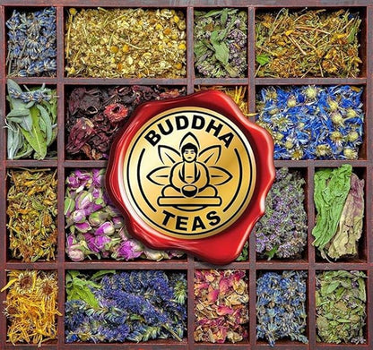 Buddha Teas Organic Bilberry Leaf Tea - OU Kosher, USDA Organic, CCOF, 18 Bleach-Free Tea Bags