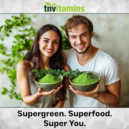 Moringa Capsules 10,000 mg - 120 Capsules | Pure Moringa Oleifera Leaf Powder Supplement | Powerful Green Superfood | Super Greens Powder Pills | Non-GMO, Made in The USA!