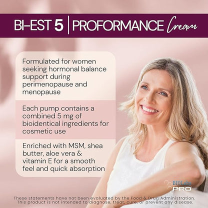 BIOLABS PRO Estro Cream BiEST 5.0 - Bioidentical Max Strength Solution - 5mg Per Pump - Two Month Supply - 3oz