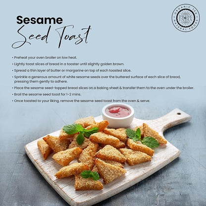 Pride of India | Sesame Seed Whole 2.3 oz (65.20 gm) Small Dual Sifter Bottle | Unhulled & Fresh | Keto-Friendly/Gluten-Free | Rich in Dietary Fiber | Ideal Seasoning for Salads/Sweets/Desserts – Easy to Use