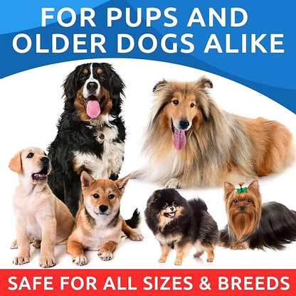 BARK&SPARK (Pack of 2 Omega 3 for Dogs - 360 Fish Oil Chews for Dog Shedding, Skin Allergy, Itch Relief, Hot Spots Treatment - Joint Health - Skin & Coat Supplement - EPA&DHA Fatty Acids