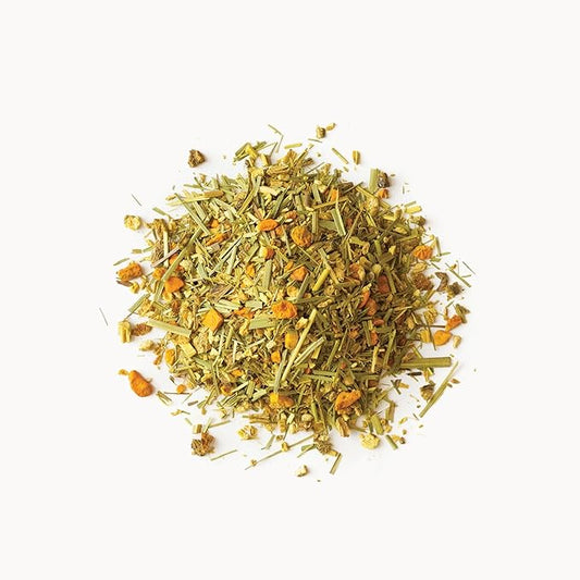Rishi Tea Turmeric Ginger Herbal Tea - Organic Loose Leaf, Caffeine Free Ayurvedic Digestive Blend with Spicy Ginger & Citrus - 16 Ounces, 55+ Servings