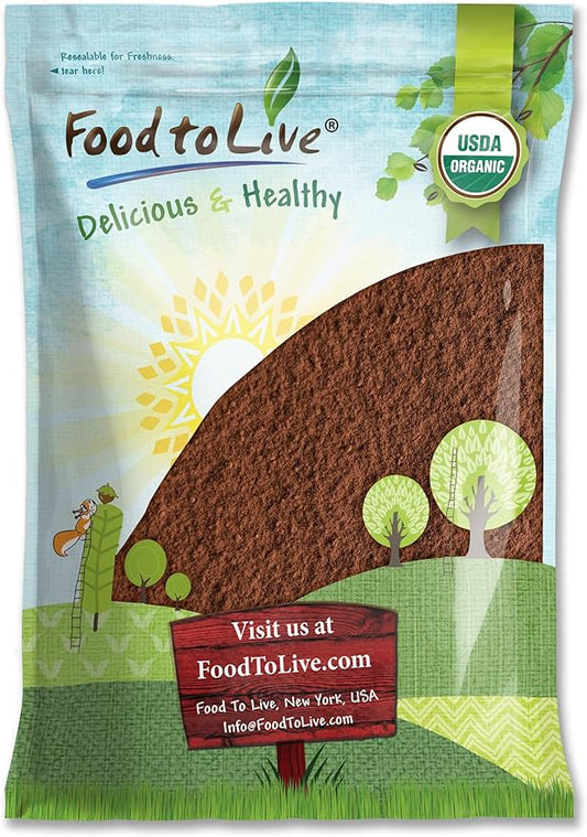 Food to Live Organic Chaga Mushroom Powder, 5 Pounds – All Natural Vegan Superfood for Immunity and Holistic Wellness. Rich in Antioxidants and Nutrient-Packed. Non-GMO. 100% Pure. Kosher