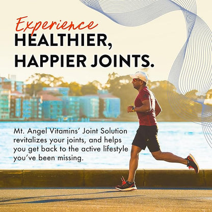 Mt. Angel Vitamins - Joint Solution - Curcumin C3 Complex, Turmeric, Tumeric, Turmeric Curcumin, Joint Support Supplement, Tumeric and Ginger, Turmeric Supplement, Glucosamine, Collagen - 60 Caps