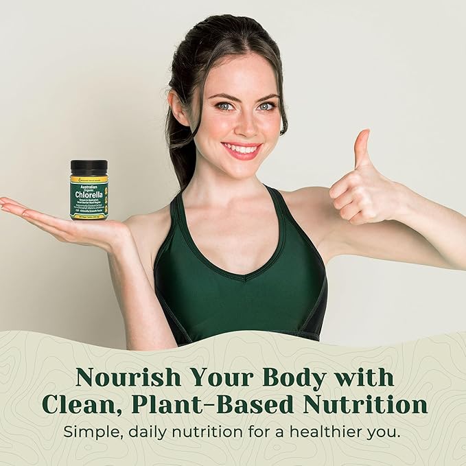 Biogenesis Organic Chlorella Tablets – 600 Count (500mg) | Australian Grown | BioDynamic Cracked Cell Wall | Rich in Chlorophyll, Vitamins & Minerals | Supports Energy & Immunity | Vegan Tablets