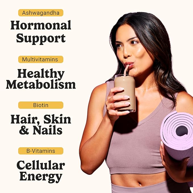 VitaHustle ONE Meal Replacement Shake - Plant Based Protein Powder by Kevin Hart - Vegan, Meal Replacement Powder with Superfoods, Vitamins, Adaptogens & Probiotics - Chocolate Flavor, 15 Servings