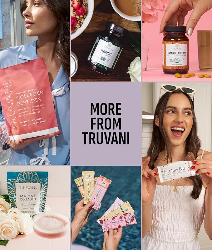 Truvani Vegan Pea Protein Powder | Unflavored | 20g Organic Plant Based Protein | 1 Serving | Keto | Gluten & Dairy Free | Low Carb | No Added Sugar