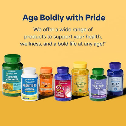 Puritan's Pride Berberine 500 mg, Dietary Supplement Support for Heart Health, Weight Loss, Support Blood Sugar and Cholesterol, 1 Month Supply, 60 Capsules