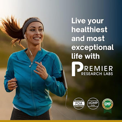 Premier Research Labs Premier HCL - Betaine HCL, Betaine Hydrochloride Supplement for Optimal Digestive Function, Nutrient Absorption, Betaine-HCL for Low Stomach Acid- 90 Vegetarian Capsules