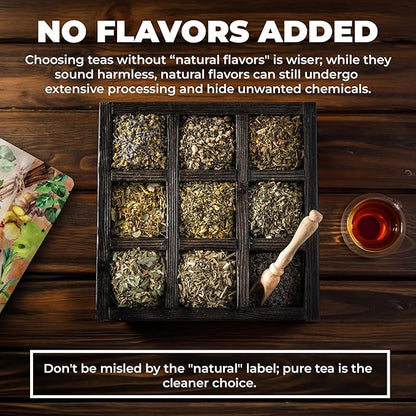 Gardenika Organic Flamma-tea Loose Leaf Tea | Premium Turmeric Ginger Blend with Cinnamon, Peppermint & Black Pepper | 100% Natural, Caffeine Free Herbal Wellness Tea | 4oz (113g)