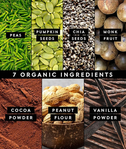 Truvani Vegan Pea Protein Powder | Chocolate Peanut Butter | 20g Organic Plant Based Protein | 20 Servings | Keto | Gluten & Dairy Free | Low Carb | No Added Sugar
